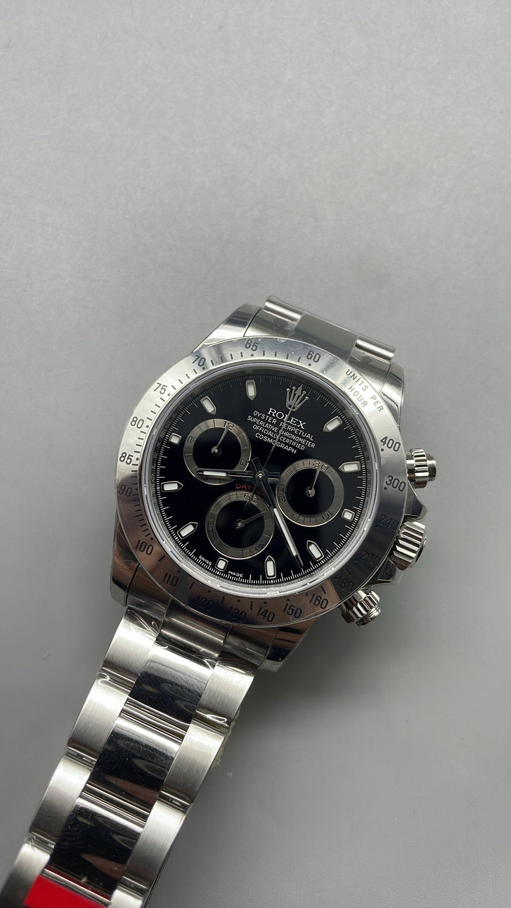 Rolex Cosmograph Daytona 40 – Black Dial VSF SUPER CLONE – 126520 – Oyster Bracelet