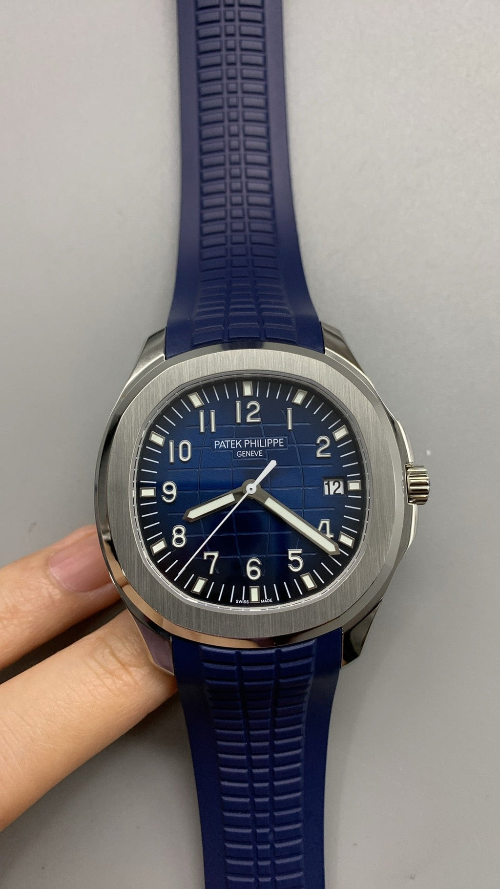 Patek Philippe Aquanaut 5168G-001 Blue Dial - BBF SUPER CLONE - 3285 V3