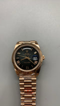 Rolex Day-Date 40 – Olive Green Dial VSF SUPER CLONE – 228235 – Fluted Bezel – President Bracelet