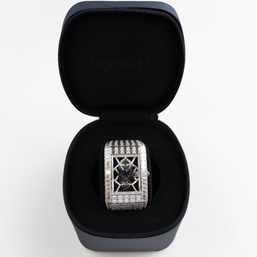 Jacob & Co. Billionaire III BL115.30.BD.AA.A30BD Tourbillon White Gold Diamond-Set Limited Edition of 18