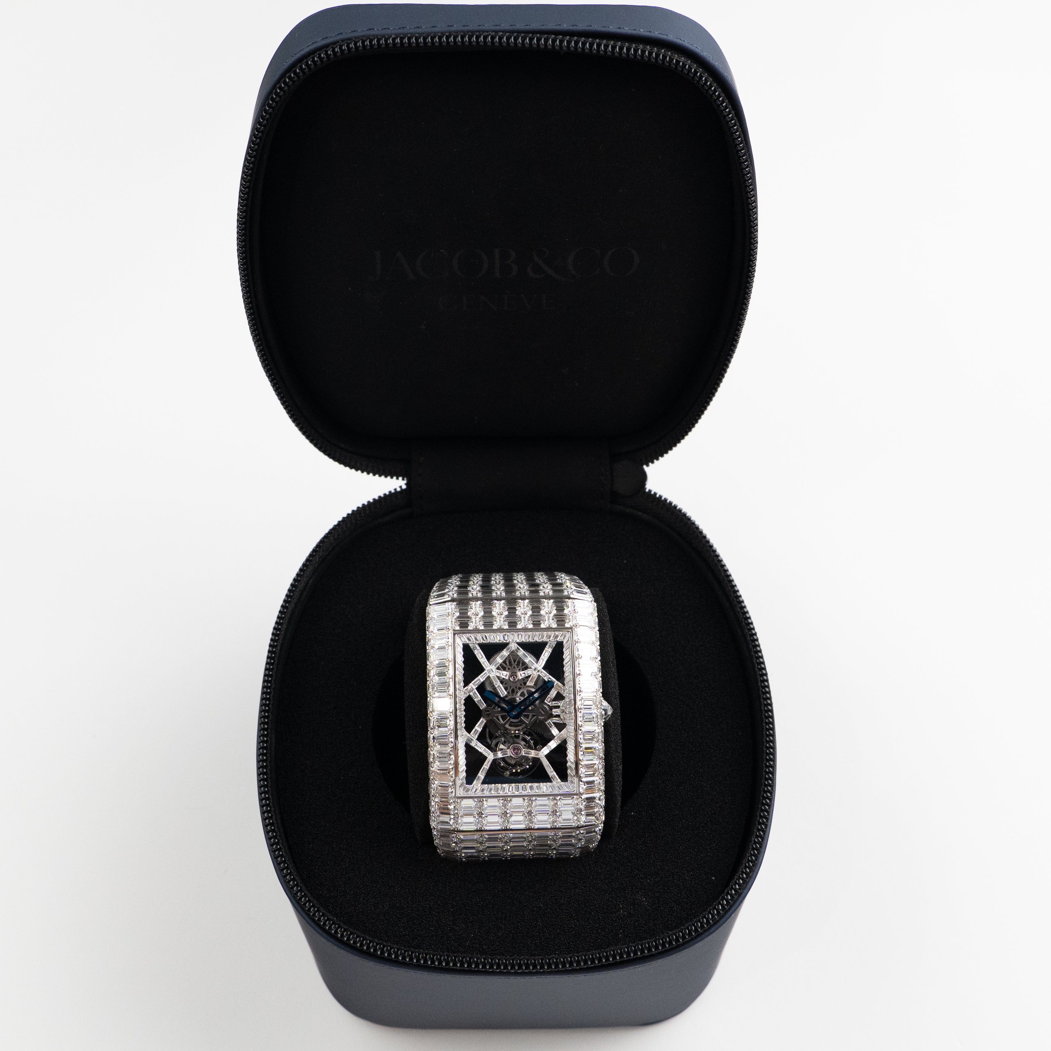 Jacob & Co. Billionaire III BL115.30.BD.AA.A30BD Tourbillon White Gold Diamond-Set Limited Edition of 18