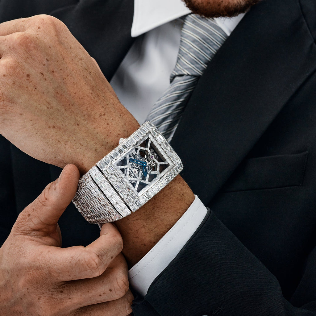 Jacob & Co. Billionaire III BL115.30.BD.AA.A30BD Tourbillon White Gold Diamond-Set Limited Edition of 18