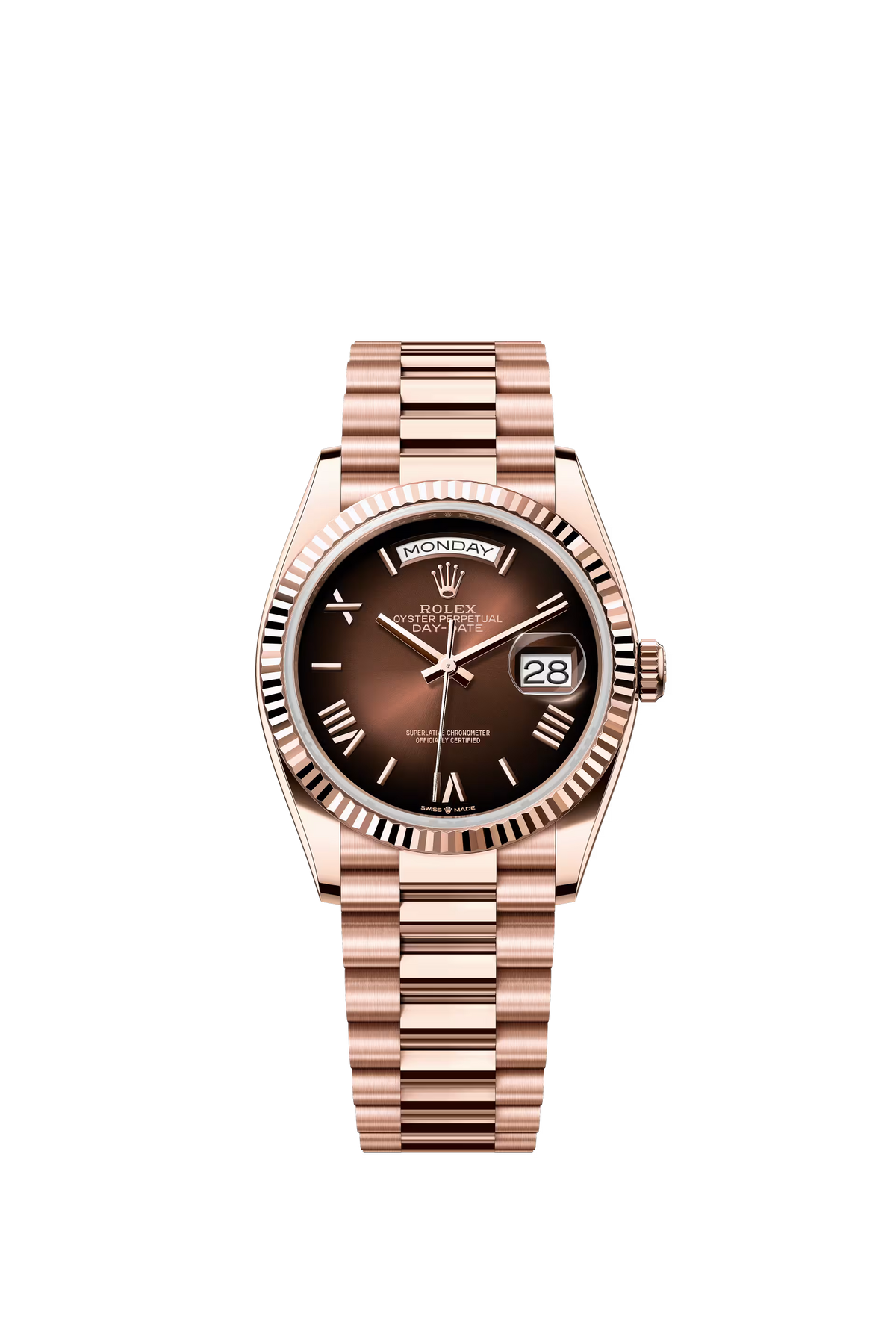 Rolex Day-Date 40 – Olive Green Dial – 228235 – Fluted Bezel – President Bracelet