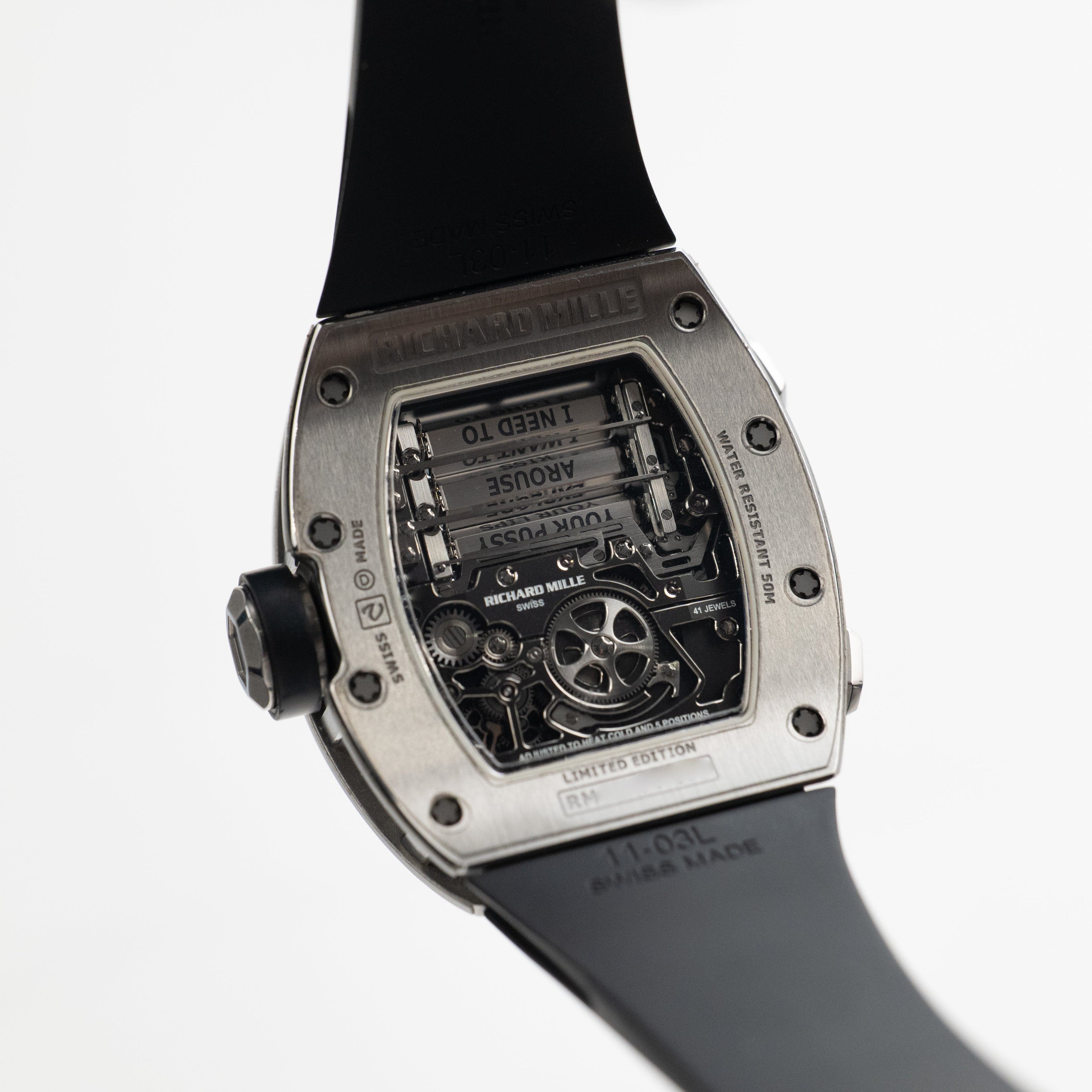 Richard Mille RM 69 Tourbillon Erotic Titanium Limited Edition of 30 (2016)