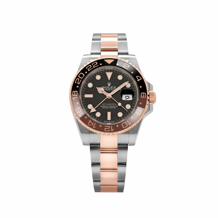 Rolex GMT-Master II 126711CHNR 'Root Beer' Stainless Steel Rose Gold Black Dial (2021)