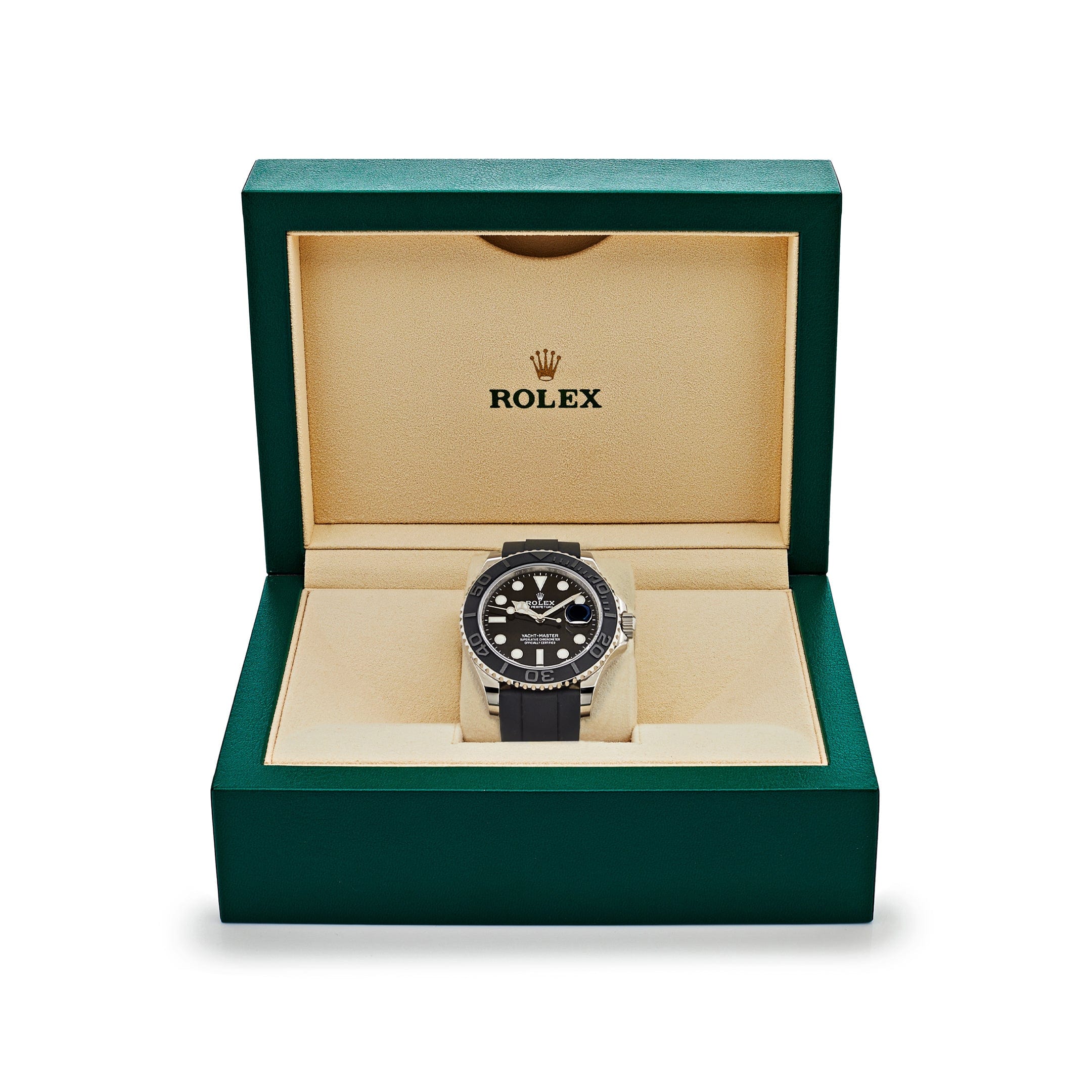 Rolex Yacht-Master 42 226659 White Gold Black Dial