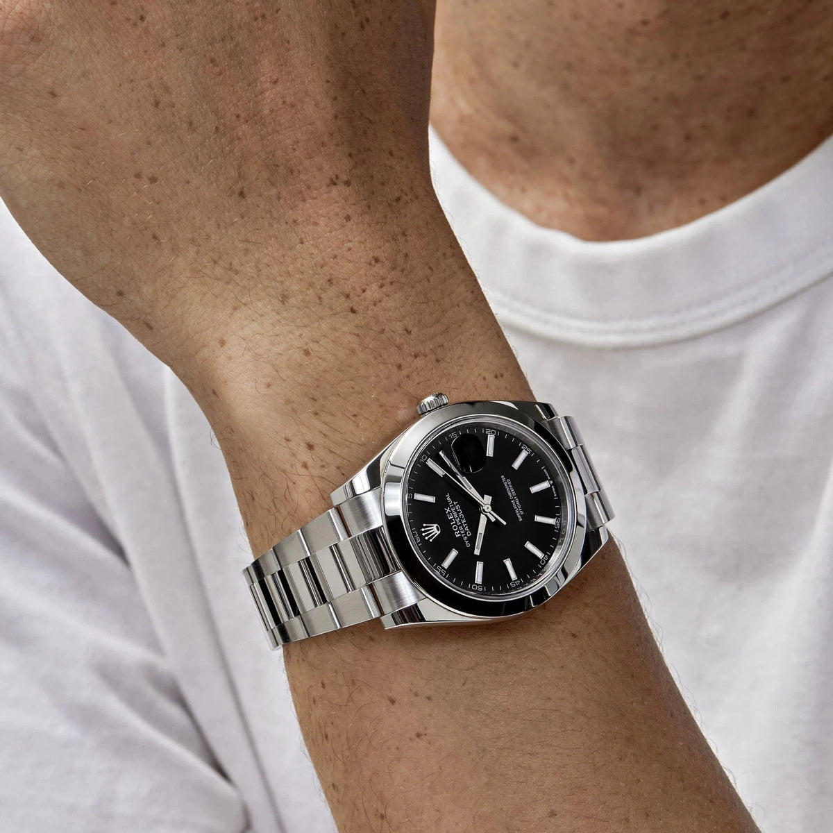 Rolex Datejust 41 126300 Stainless Steel Black Dial Jubilee