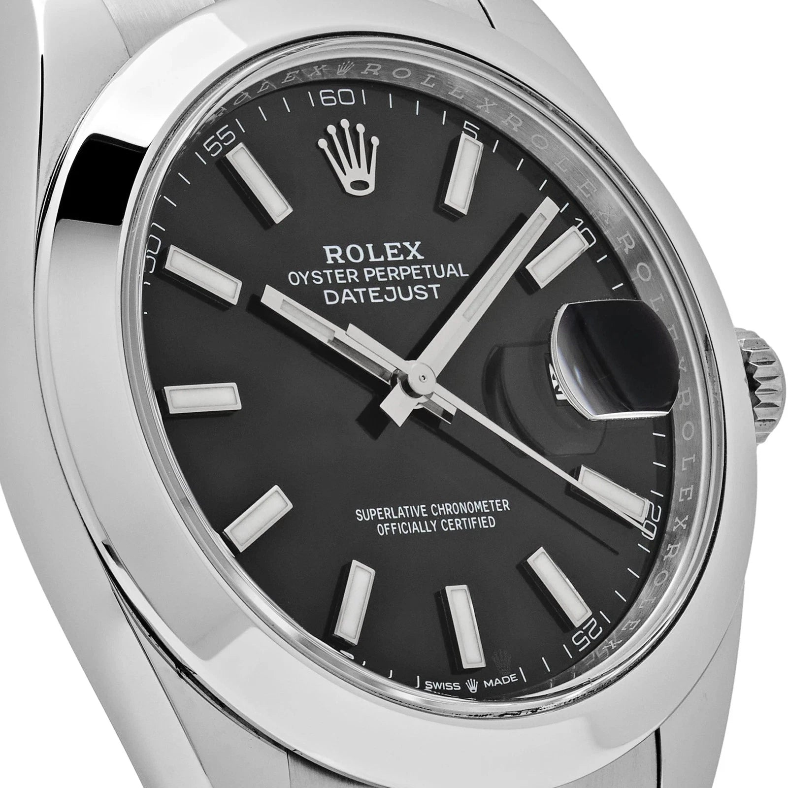 Rolex Datejust 41 126300 Stainless Steel Black Dial Jubilee