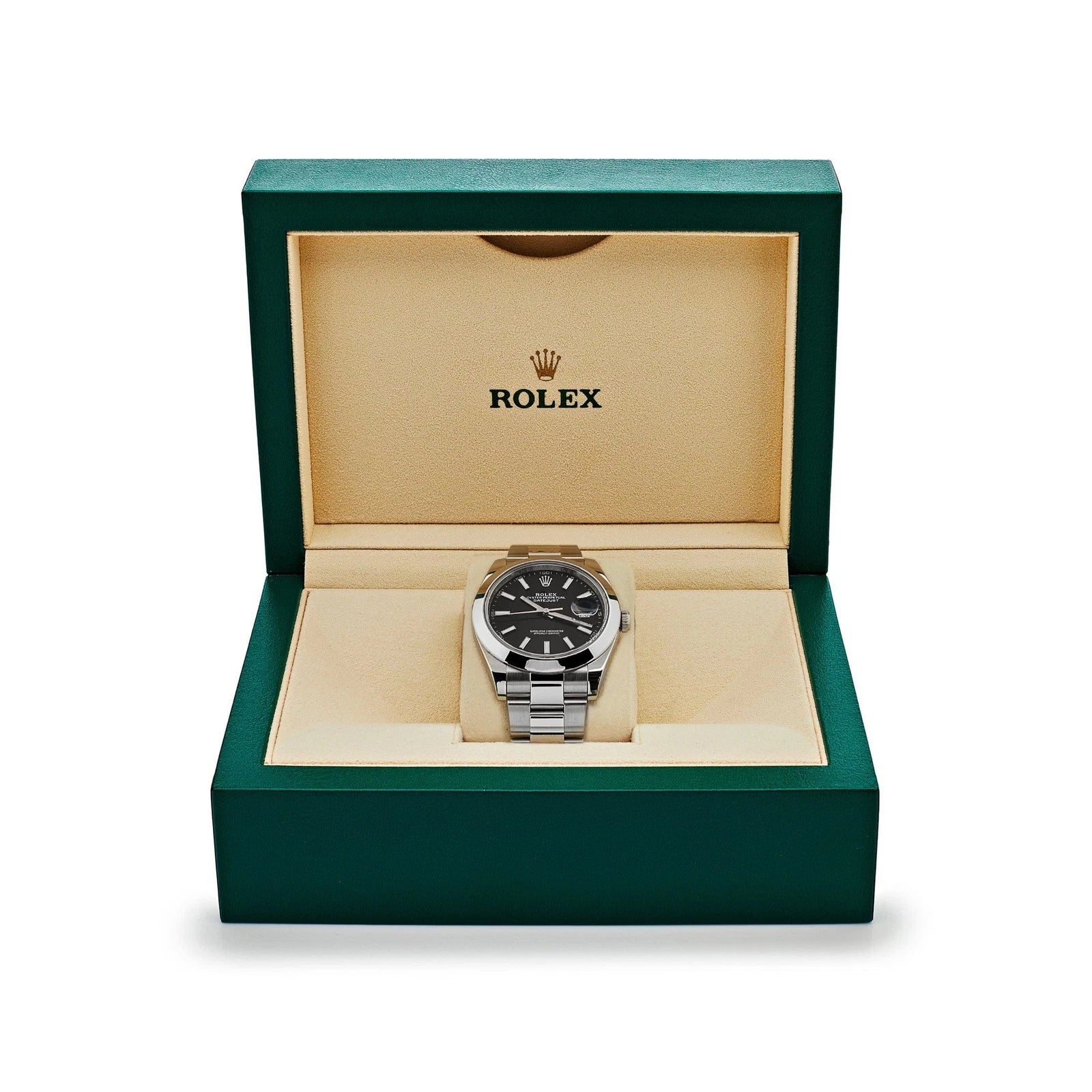 Rolex Datejust 41 126300 Stainless Steel Black Dial Jubilee